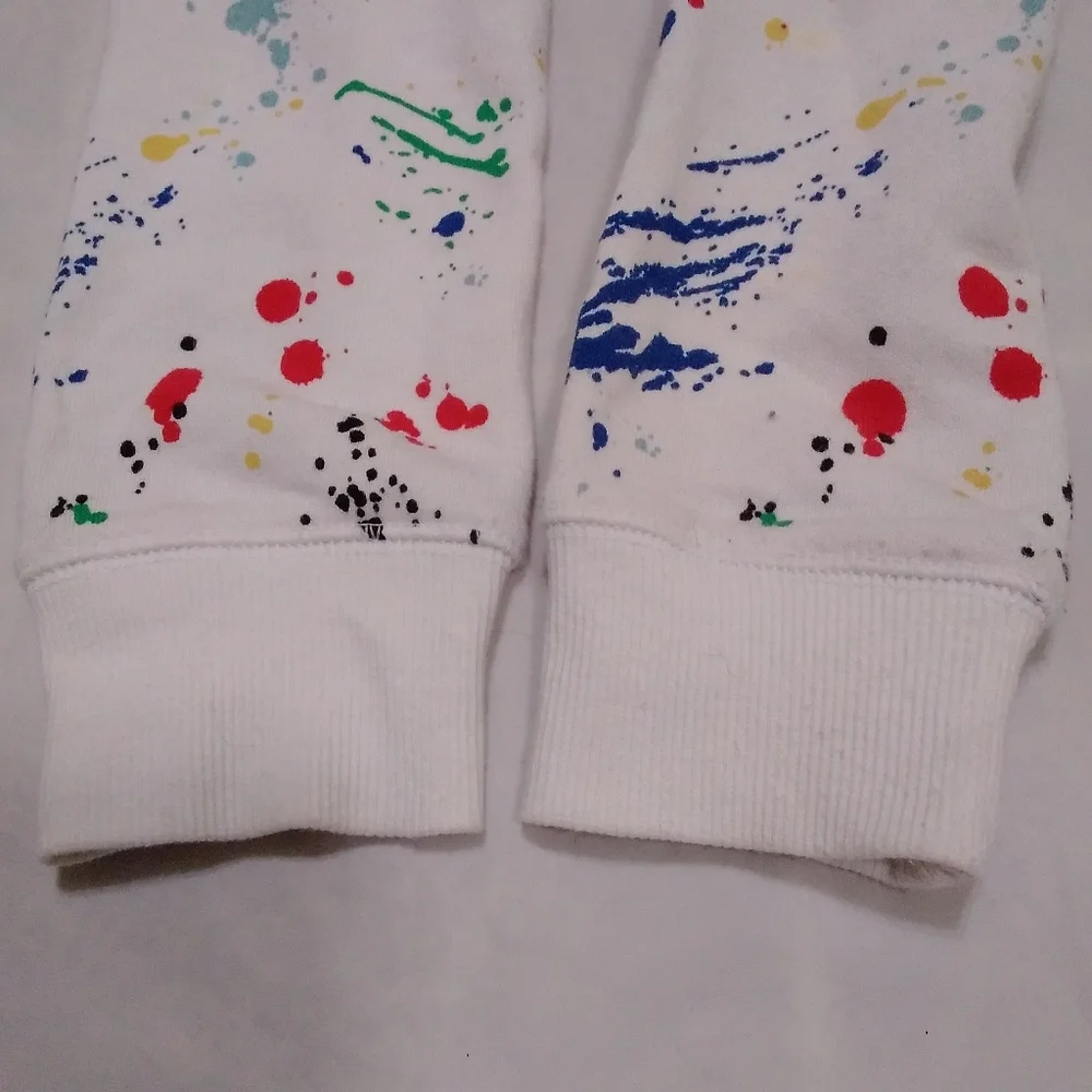 Justice Active Size 12 Paint Splatter Crop